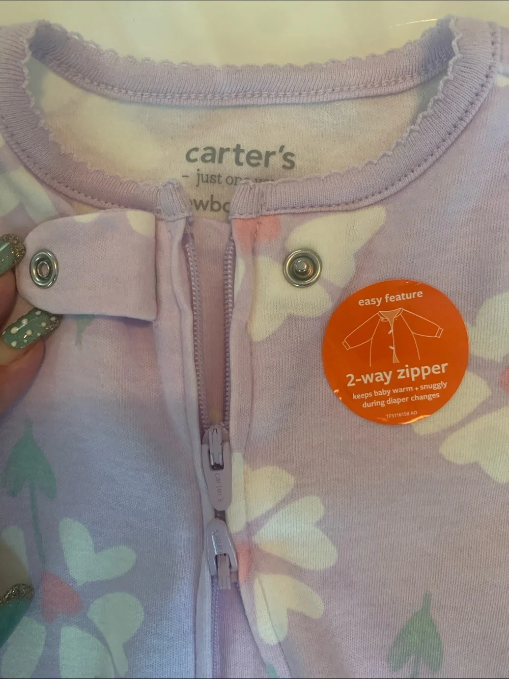 Carters nwt lavender